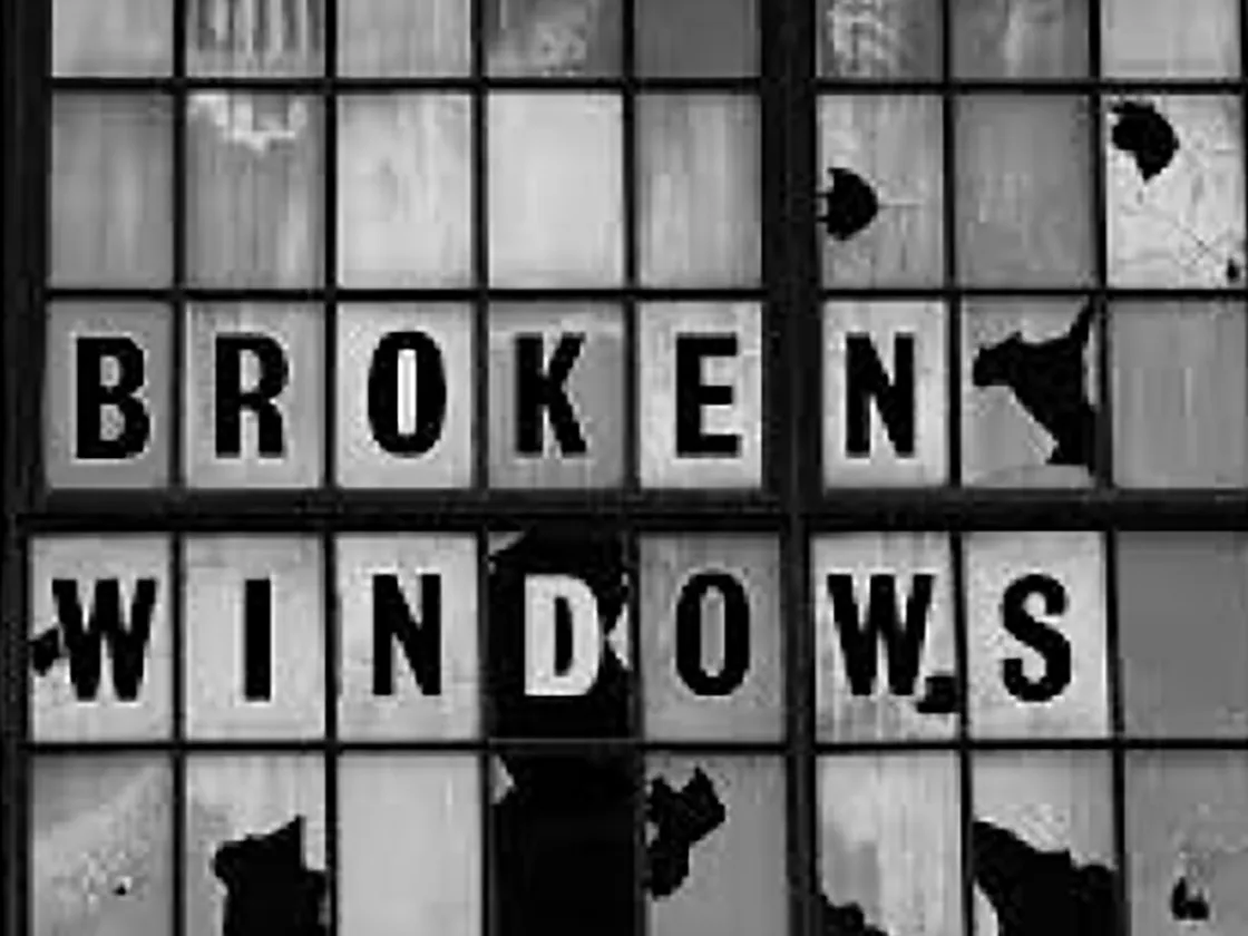 broken windows