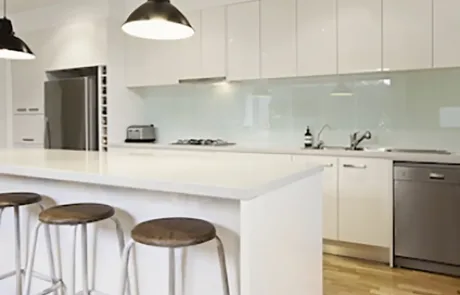 coloured glass splashbacks