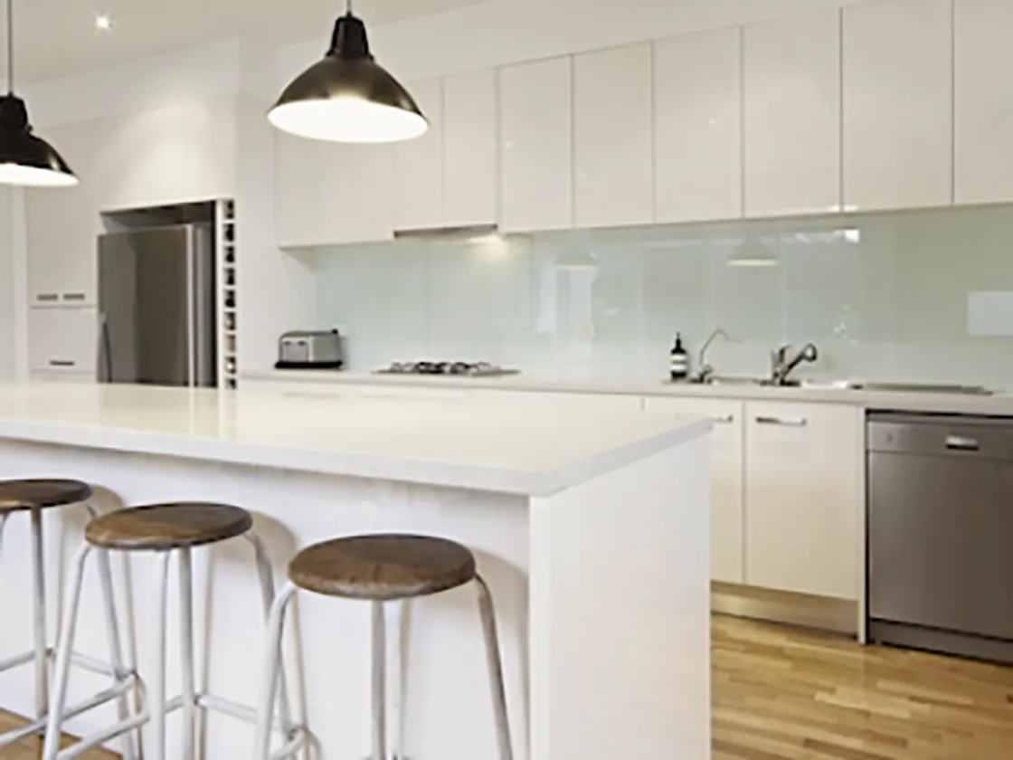 coloured glass splashbacks